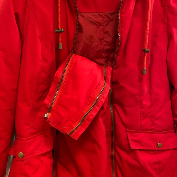 SOLD - Maternity Winter Jacket by Modern Eternity. Medium Maternity 3 in 1 Coat - Picture 5 of 16